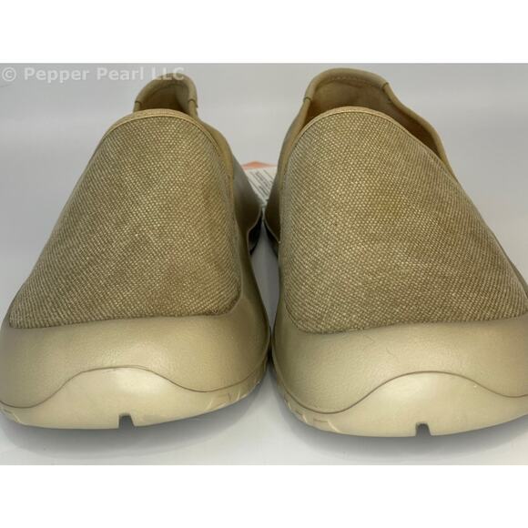 Khaki Canvas Size Men's 6 Women's 8 Unisex Espadrille Mule Slip On Comfort Shoe - Picture 4 of 10